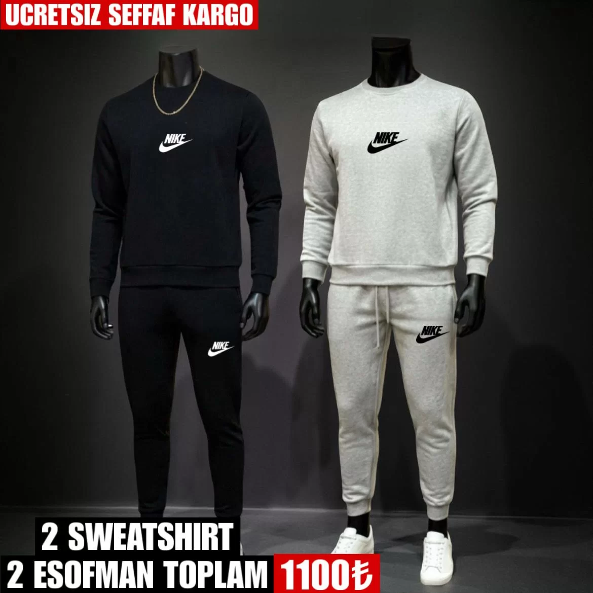 NK GRİ - NK SİYAH TAKIM